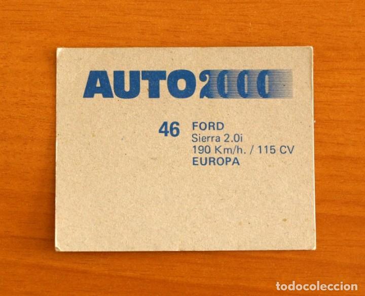 Coleccionismo cromos antiguos: Auto 2000 - N&ordm; 46, Ford- Comic Romo 1988 - Nunca pegado - Foto 2