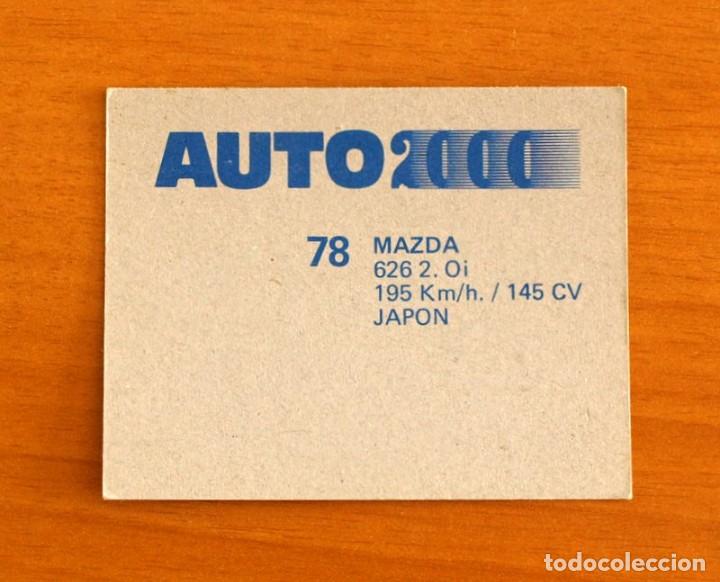 Coleccionismo cromos antiguos: Auto 2000 - N&ordm; 78, Mazda - Comic Romo 1988 - Nunca pegado - Foto 2