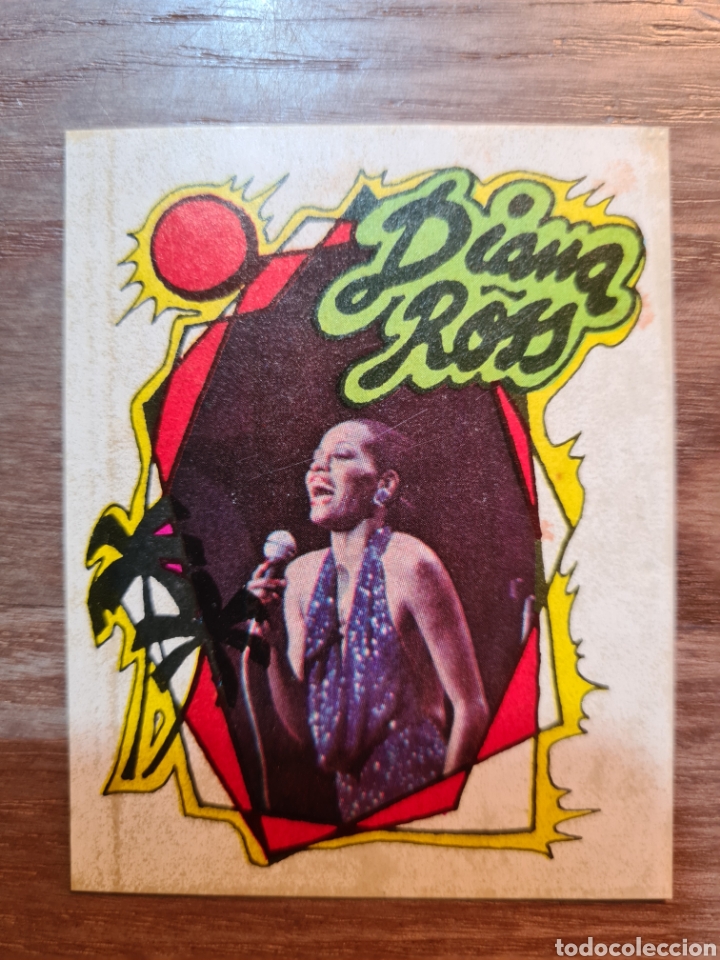 Coleccionismo Cromos antiguos: DIANA ROSS CROMO N&ordm; 169 ALBUM ESCUDOS DIDEC 1981