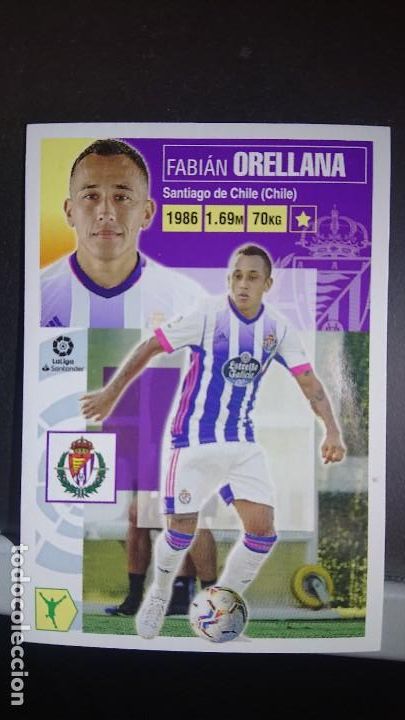 Collectable Antique Stickers: CROMO ORELLANA 4 FICHAJE 4 ULTIMOS FICHAJES VALLADOLID LIGA 20 21 2020 2021 ESTE PANINI NUNCA PEGADO