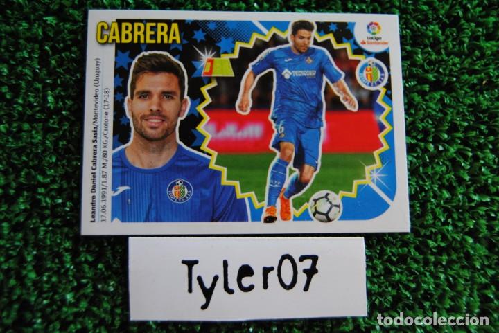 Coleccionismo cromos antiguos: Cabrera Getafe Liga Este 18-19 - Foto 1