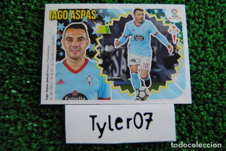 Coleccionismo cromos antiguos: Iago Aspas Celta Liga Este 18-19 - Foto 1