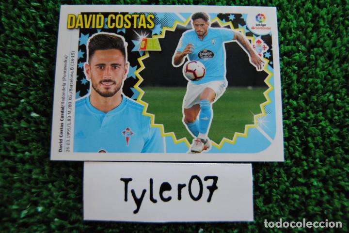 Coleccionismo cromos antiguos: David Costas Celta Liga Este 18-19 - Foto 1