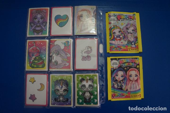 Coleccionismo Cromos antiguos: COLECCION COMPLETA DE RAINBOW SURPRISE SIN PEGAR CON 176 CROMOS A&Ntilde;O 2021 DE PANINI ***