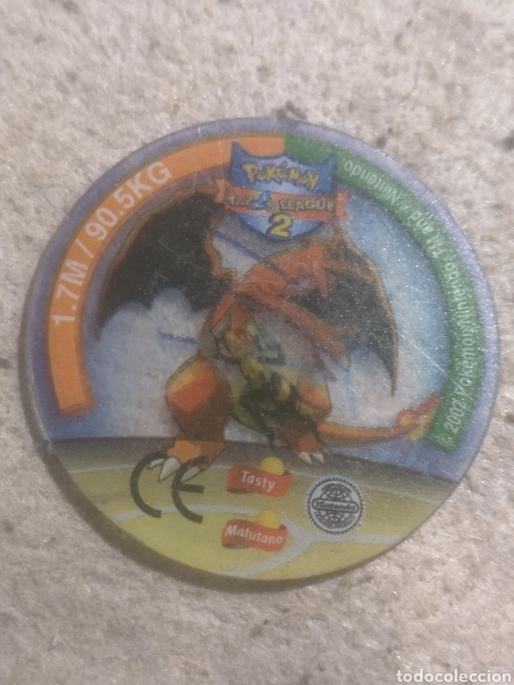 Coleccionismo cromos antiguos: Tazo League 2 POKEMON BEEDRILL - 15 Y CHARIZARD - 06