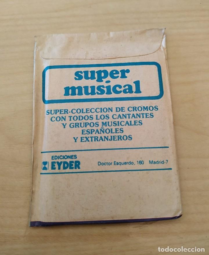 Coleccionismo cromos antiguos: SUPER MUSICAL DE EYDER - SOBRE SIN ABRIR - Foto 2