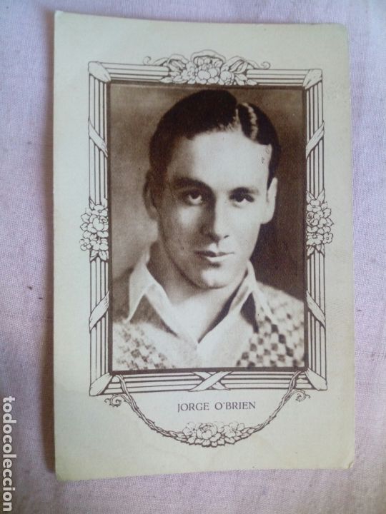 Colecionismo Cromos antigos: Cromo tema cine del actor JORGE O' BRIEN PUBLICIDAD CHOCOLATE juncosa