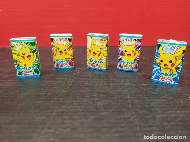 Coleccionismo cromos antiguos: lote de chicles pokemon serie completa no boomer - Foto 1