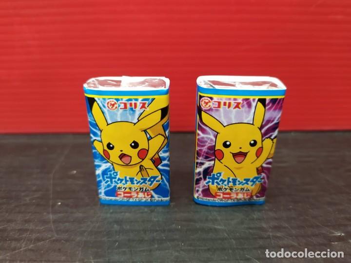 Coleccionismo cromos antiguos: lote de chicles pokemon serie completa no boomer - Foto 3