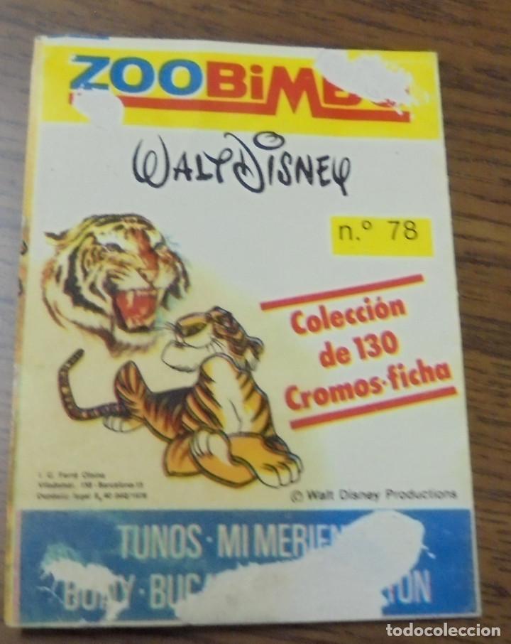 Coleccionismo cromos antiguos: ZOOBIMBO CROMO N.78 - Foto 3