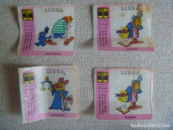 Coleccionismo cromos antiguos: CROMO CHICLE FLEER A&Ntilde;OS 70 LIBRA HOR&Oacute;SCOPO ZODIACO NUNCA PEGADO OFERTA