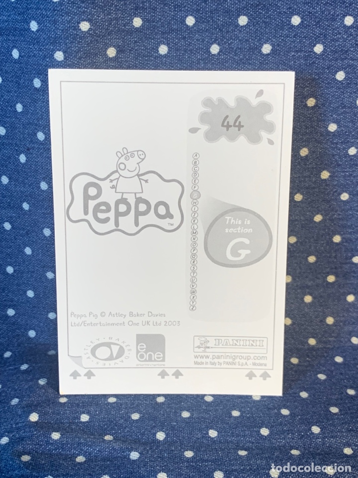 Coleccionismo cromos antiguos: CROMO PEPPA PIG, SIN PEGAR, N&Uacute;MERO 44 - Foto 2