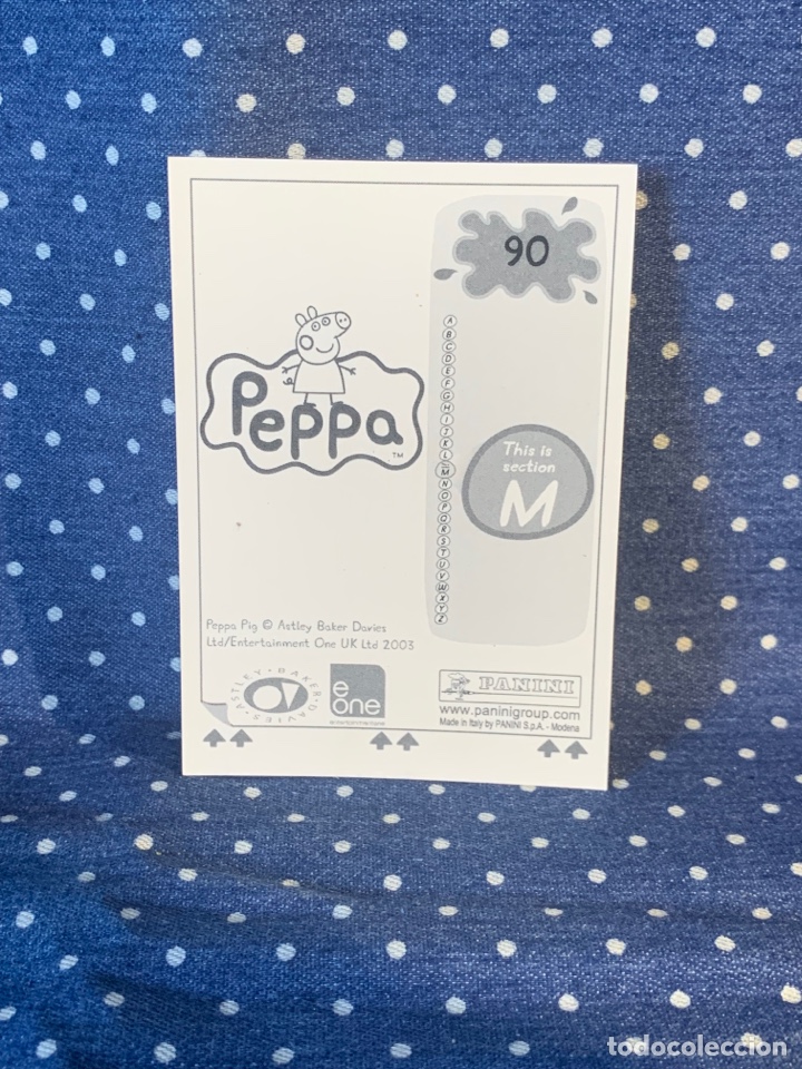 Coleccionismo cromos antiguos: CROMO PEPPA PIG, SIN PEGAR, N&Uacute;MERO 90 - Foto 2