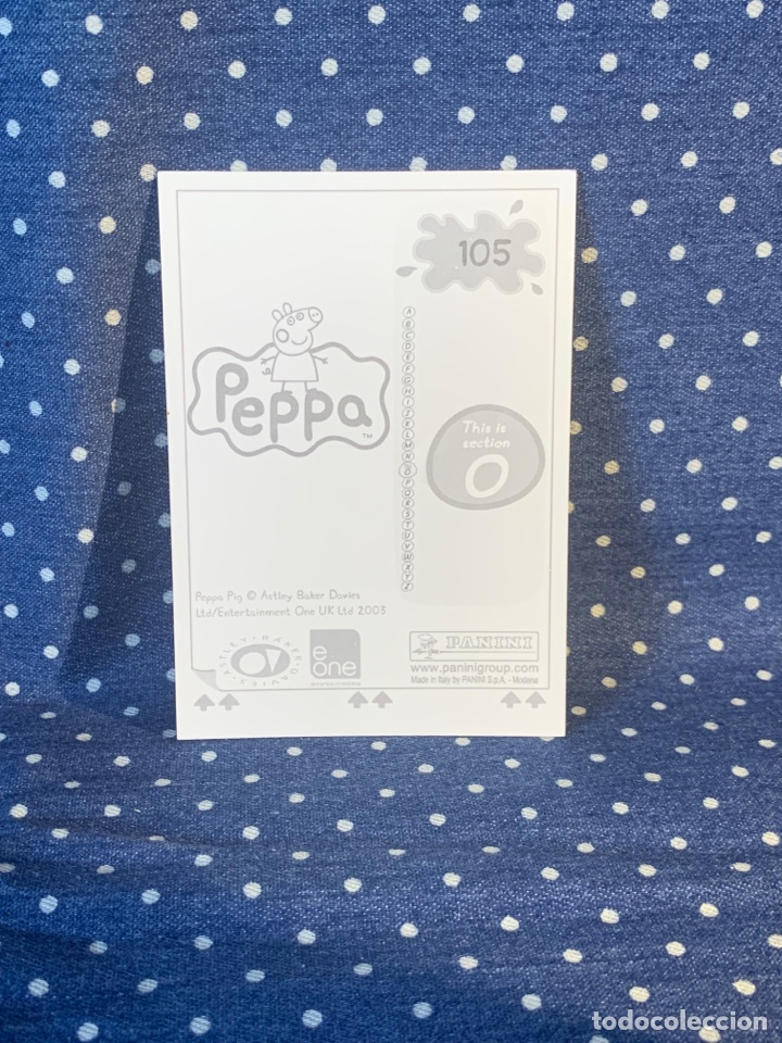 Coleccionismo cromos antiguos: CROMO PEPPA PIG, SIN PEGAR, N&Uacute;MERO 105 - Foto 2