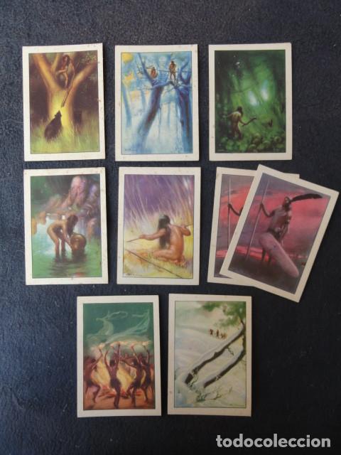 Coleccionismo cromos antiguos: 9 CROMOS - HISTORIA DEL PROGRESO HUMANO - CHOCOLATES AMATLLER. - Foto 1