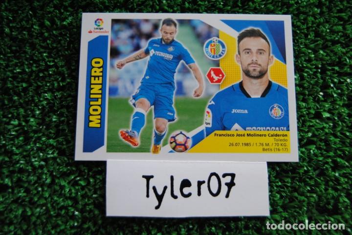 Coleccionismo cromos antiguos: Molinero Getafe Liga Este 17-18 - Foto 1