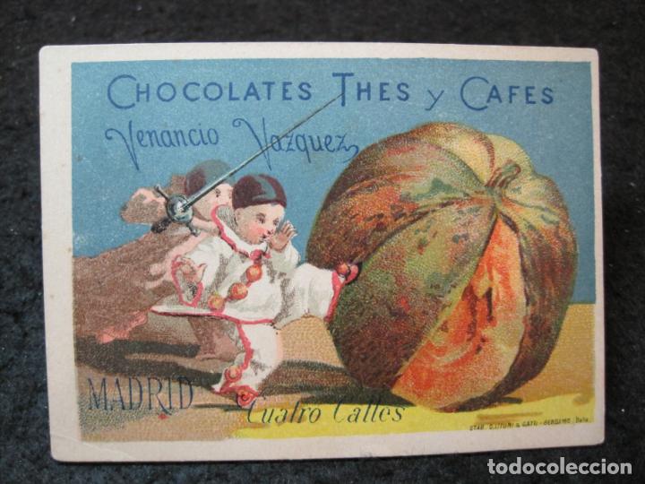 Coleccionismo cromos antiguos: CROMO ANTIGUO-CHOCOLATES THES Y CAFES VENANCIO VAZQUEZ (MADRID)-VER FOTOS-(95.086)