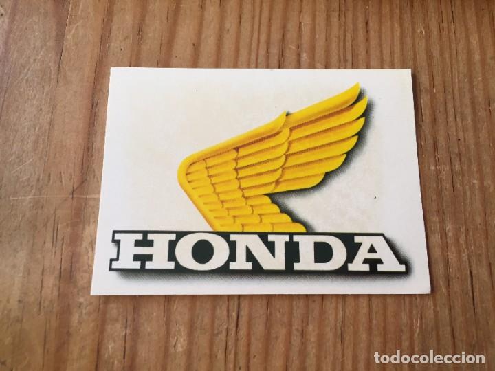 Coleccionismo cromos antiguos: R19020 CROMO SIN PEGAR EDICIONES ESTE PANINI MARCAMANIA MARCA MANIA # 113 HONDA MOTOCICLETA MOTO