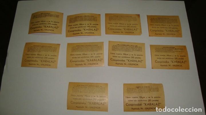 Coleccionismo cromos antiguos: KARALAZ COMPRIMIDOS - Foto 2