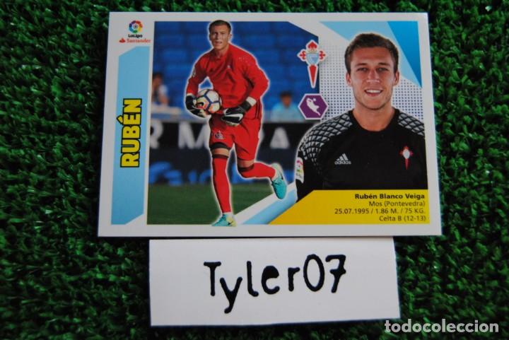Coleccionismo cromos antiguos: Rub&eacute;n Celta Liga Este 17-18 - Foto 1