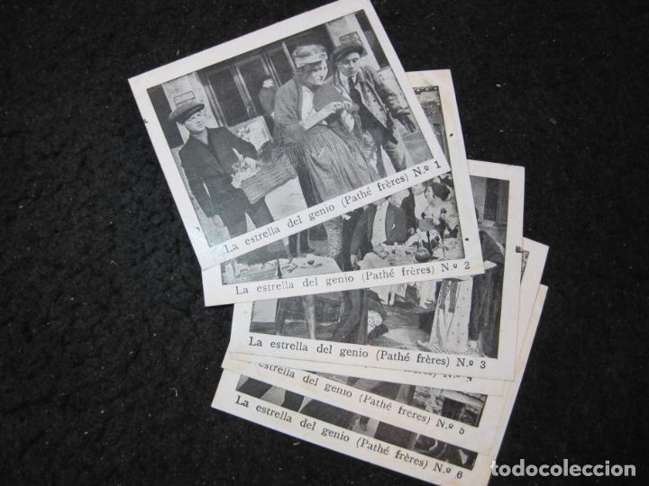 Coleccionismo cromos antiguos: LA ESTRELLA DEL GENIO-PATHE FRERES-COLECCION COMPLETA 6 CROMOS DE CINE-VER FOTOS-(CR-3062)