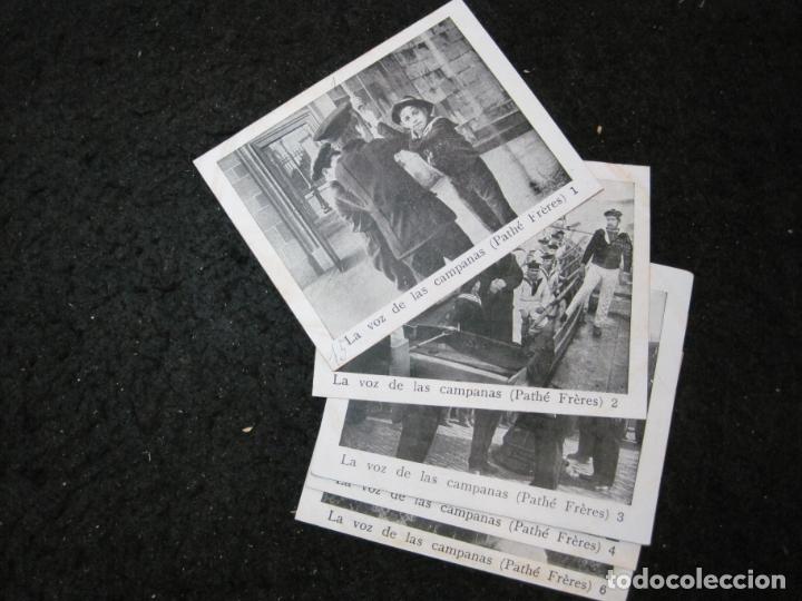 Coleccionismo cromos antiguos: LA VOZ DE LAS CAMPANAS-PATHE FRERES-COLECCION COMPLETA 6 CROMOS DE CINE-VER FOTOS-(CR-3071)