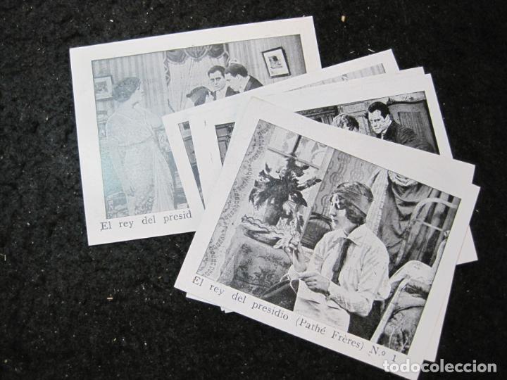 Coleccionismo cromos antiguos: EL REY PRESIDIO-PATHE FRERES-COLECCION COMPLETA 6 CROMOS DE CINE-VER FOTOS-(CR-3073)