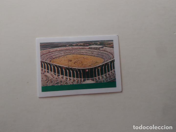 Collectable Antique Stickers: 11 ESTADIO CAMPO UNIVERSITARIO MONTERREY CROMO STICKER FUTBOL MUNDIAL 1986 WORLD CUP NAVARRETE