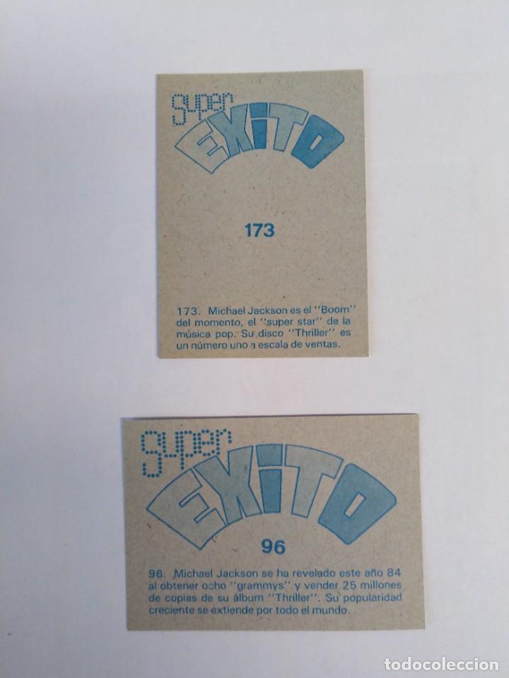 Coleccionismo cromos antiguos: Lote de Cromos antiguos Michael Jackson - Foto 2