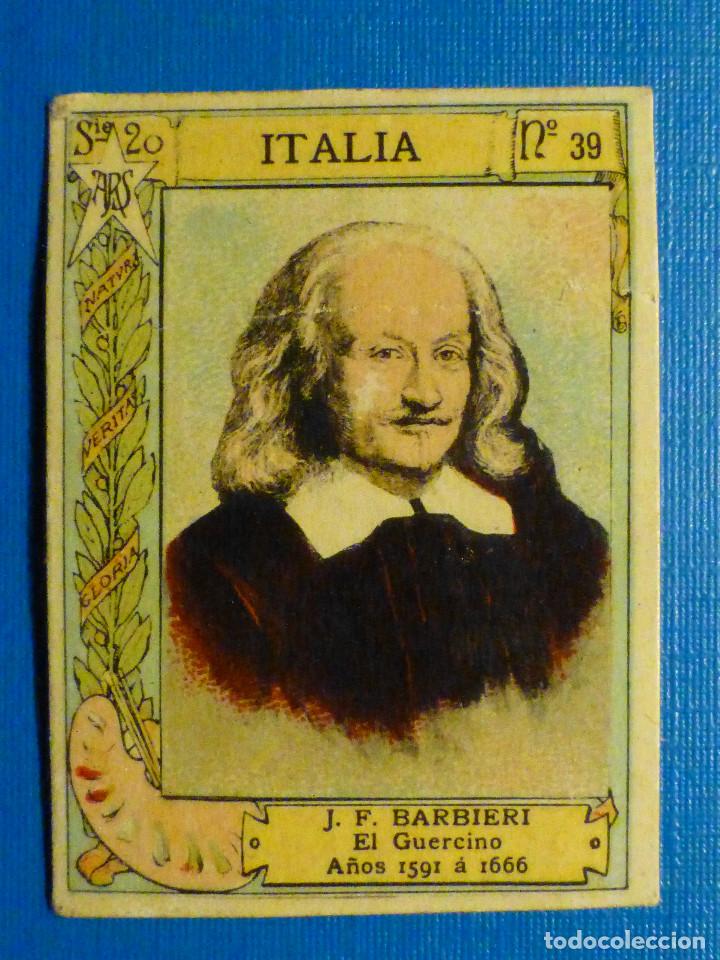 Sammeln alte Sammelbilder: FOTOTIPIA CERILLAS SERIE 20 - N&ordm; 39 - J. F. Barbieri - Italia - 1591 &aacute; 1666