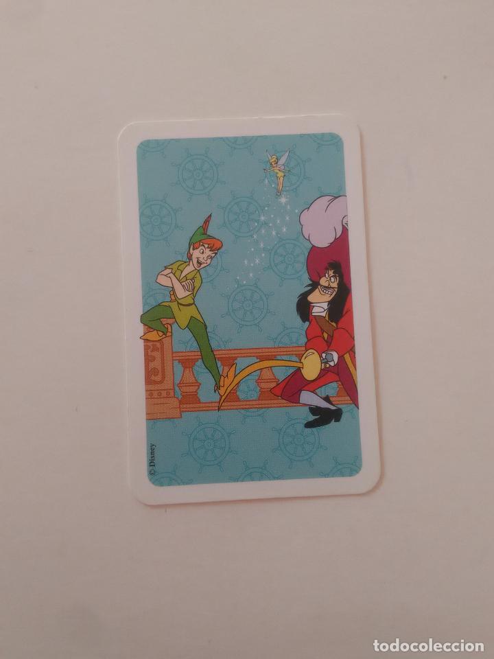 Coleccionismo Cromos antiguos: PETER PAN Y EL CAPIT&Aacute;N GARFIO CROMO CARTA MUNDI CARD BARAJA NAIPES INFANTIL DISNEY