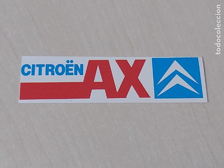 Collectable Antique Stickers: CROMO ADHESIVO ALBUM 2 ADHESIVAS SPORT - CITROEN AX