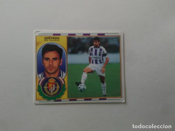 Coleccionismo Cromos antiguos: QUEVEDO VALLADOLID CROMO FUTBOL LIGA EDICIONES ESTE 1996-1997 96-97