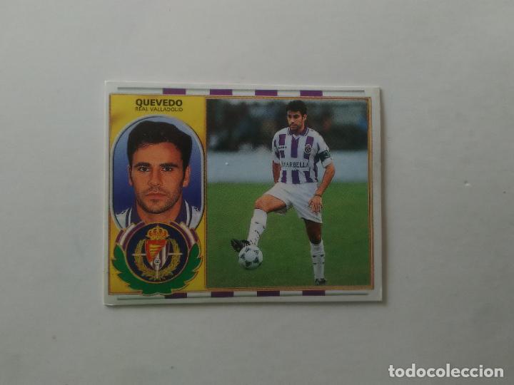 Coleccionismo Cromos antiguos: QUEVEDO VALLADOLID CROMO FUTBOL LIGA EDICIONES ESTE 1996-1997 96-97