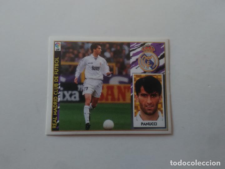 Collectable Antique Stickers: PANUCCI REAL MADRID CROMO FUTBOL LIGA EDICIONES ESTE 1997-1998 97-98