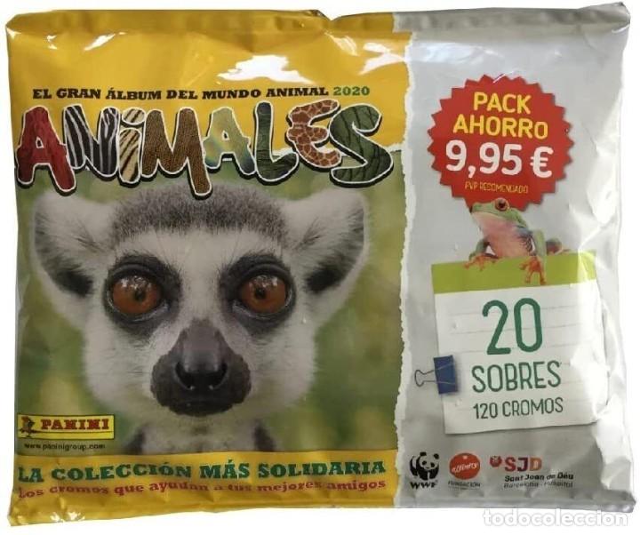 Coleccionismo cromos antiguos: ANIMALES PANINI PACK AHORRO ANIMALES - Foto 1