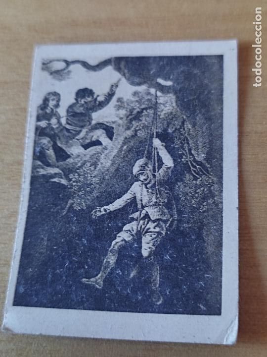 Coleccionismo Cromos antiguos: DON QUIJOTE CUEVA MONTESINOS N&ordm; 63 ORIGINAL CERILLAS COMO FOTOTIPIA 4,3 X 3,2 CM