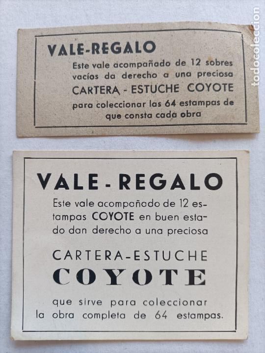 Coleccionismo cromos antiguos: PUBLICIDAD CROMOS EL COYOTE - Foto 1