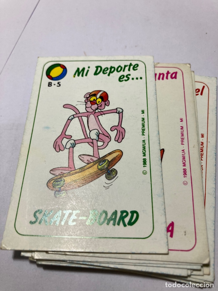 Coleccionismo cromos antiguos: 24 cromos Pantera rosa distintos ASTON - Foto 2