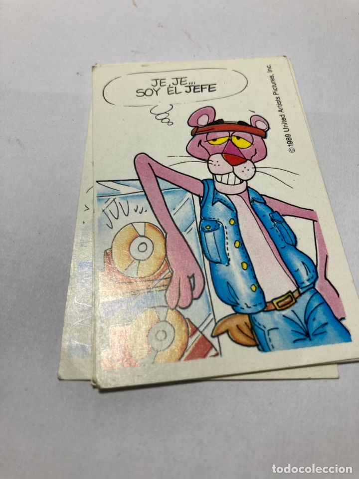 Coleccionismo cromos antiguos: 24 cromos Pantera rosa distintos ASTON - Foto 5