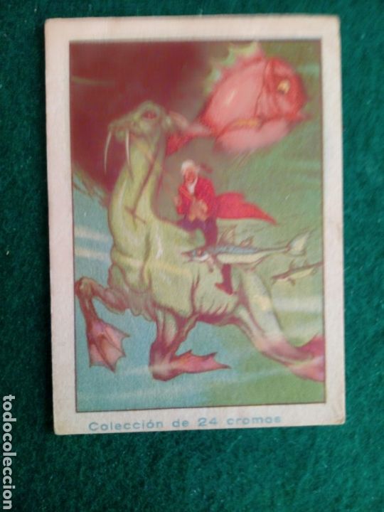 Collectable Antique Stickers: Cromo sin publicidad COLECCI&Oacute;N AVENTURAS DEL BAR&Oacute;N DE LA CASTA&Ntilde;A N 18
