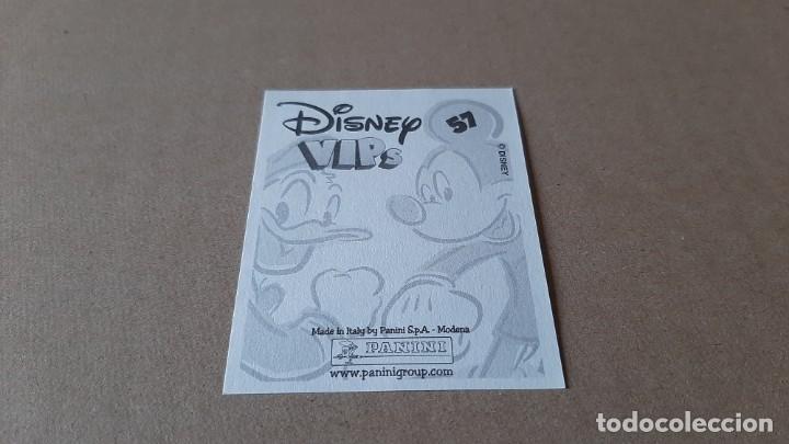 Coleccionismo cromos antiguos: Disney Vips -- n&ordm; 57 -- Panini -- Nunca Pegado - Foto 2