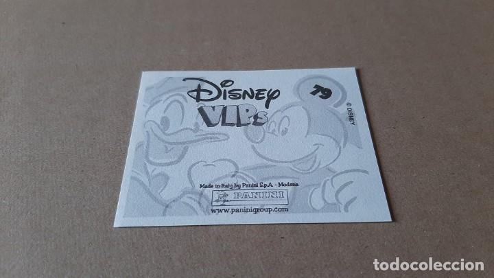 Coleccionismo cromos antiguos: Disney Vips -- n&ordm; 79 -- Panini -- Nunca Pegado - Foto 2
