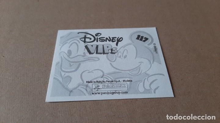 Coleccionismo cromos antiguos: Disney Vips -- n&ordm; 117 -- Panini -- Nunca Pegado - Foto 2