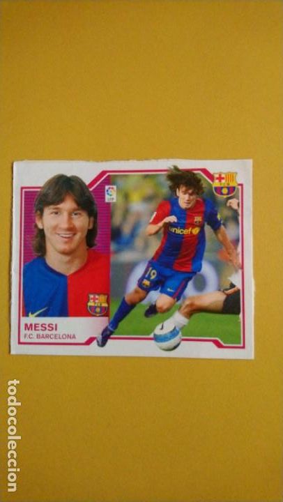 Coleccionismo cromos antiguos: messi, liga 2007 2008 - Foto 1