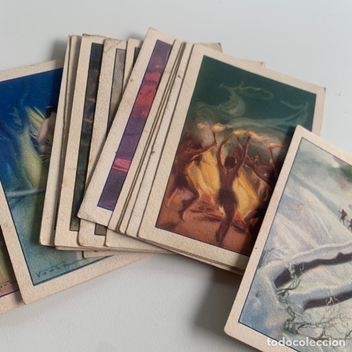 Coleccionismo cromos antiguos: Lote 21 Cromos Chocolate Amatller historia del progreso humano - Foto 1