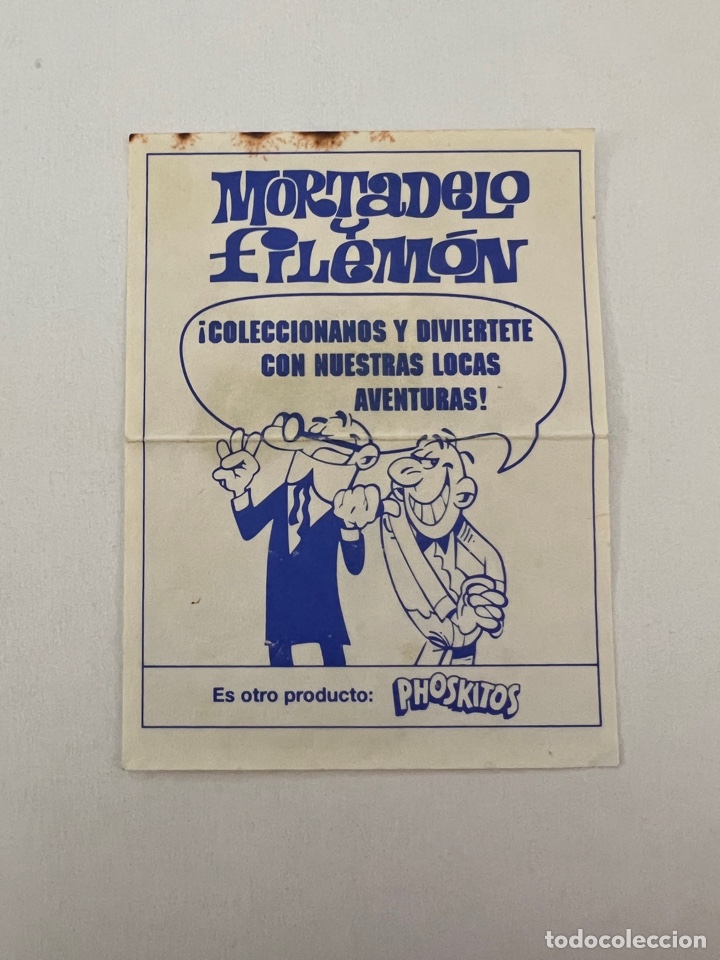 Coleccionismo cromos antiguos: CROMO PHOSKITOS MORTADELO - Foto 2