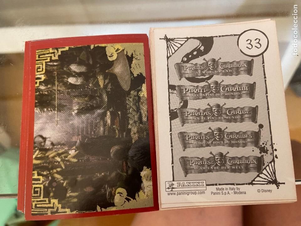 Coleccionismo Cromos antiguos: PIRATAS DEL CARIBE EN EL FIN DEL MUNDO LOTE DE 3 CROMOS NUEVOS SE VENDEN SUELTOS