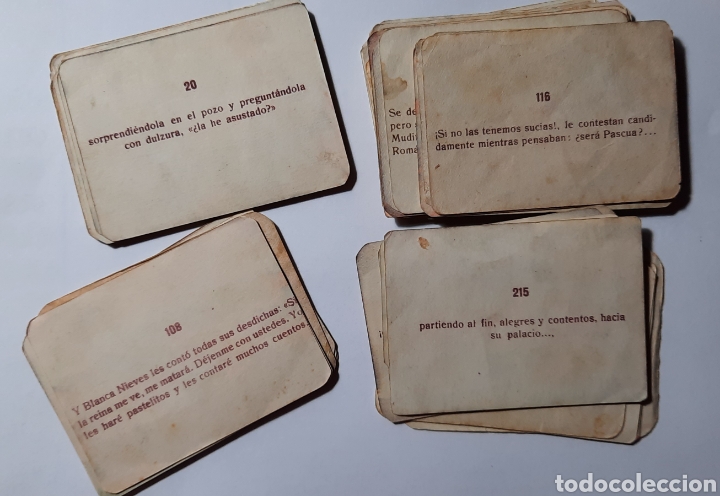 Antiguos cromos troquelados - Antique embossed stickers: Personajes de  BLANCANIEVES de Sin autor: (1950) Manuscrito