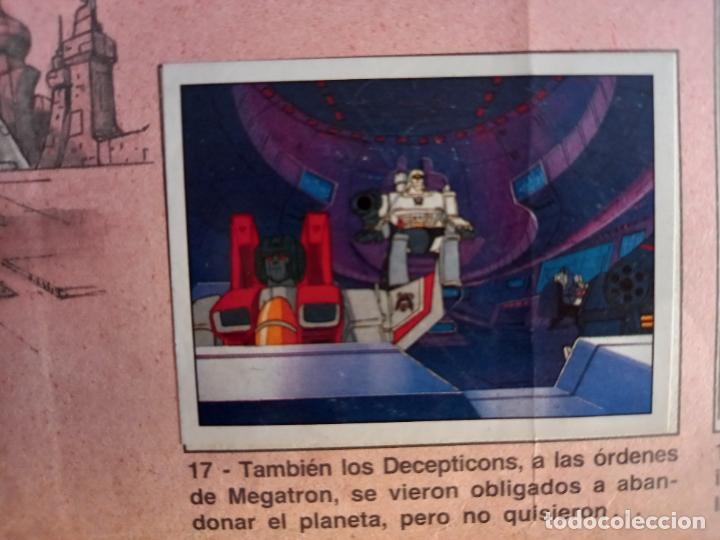 Coleccionismo cromos antiguos: transformers 1986 panini cromo recuperado 17 - Foto 1